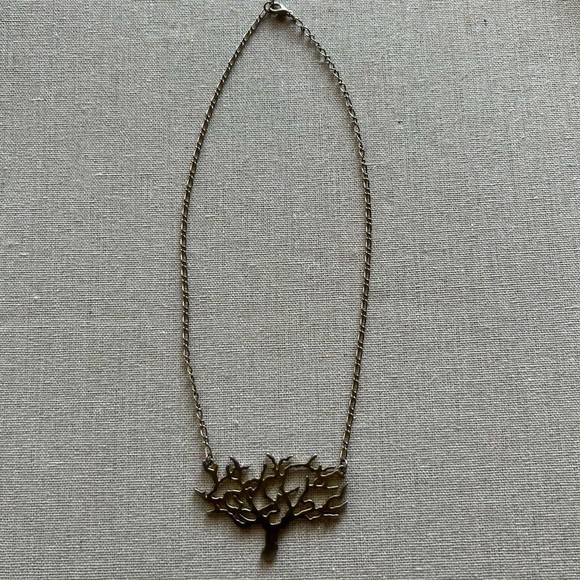 Jewelry - Gold-Tone Barren Tree Necklace